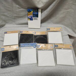 A lot of 52 Small new Canvases/Pallets